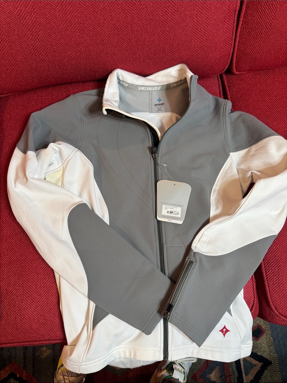 Specialized Gray and White Women's Cycling Jacket